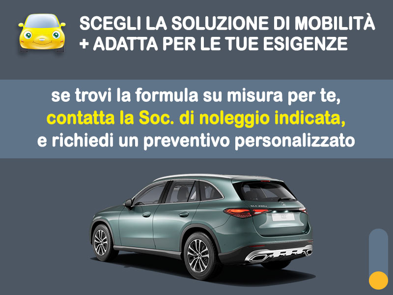 Offerta SUV e CrossOver Noleggio MERCEDES-BENZ GLC 200d 4M Mild Hybrid - promo PREMIUM: l'offerta speciale di Medicredit Rent con canone scontato [aprile 2026] Ibrida - diesel (MHEV)  foto 3