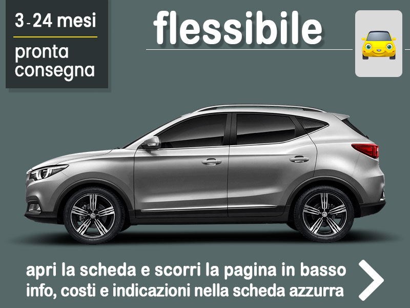 Offerta SUV e CrossOver Noleggio MG ZS 1.5 VTi-Tech Luxury in pronta consegna: scopri l’offerta flessibile promossa da Medicredit Rent Benzina  foto 0