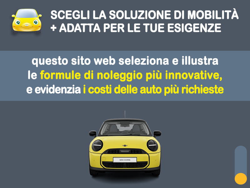 Offerta Berlina Noleggio lungo termine MINI COOPER: l'offerta di MT Motors con valutazione dello scoring finanziario più flessibile Benzina  foto 1