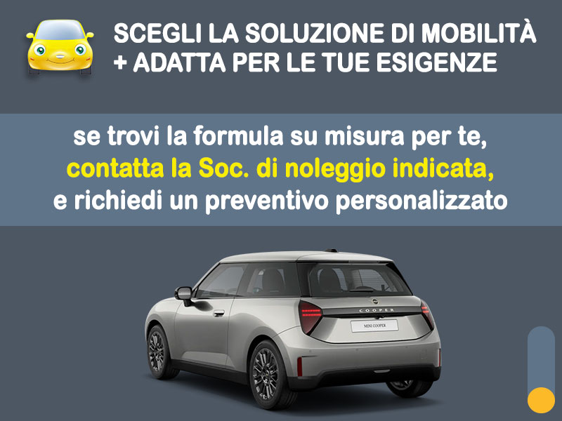 Offerta City car MINI COOPER all-electric: la quotazione più aggiornata del broker Medicredit Rent per il noleggio a lungo termine [febbraio 2026] Elettrica  foto 3
