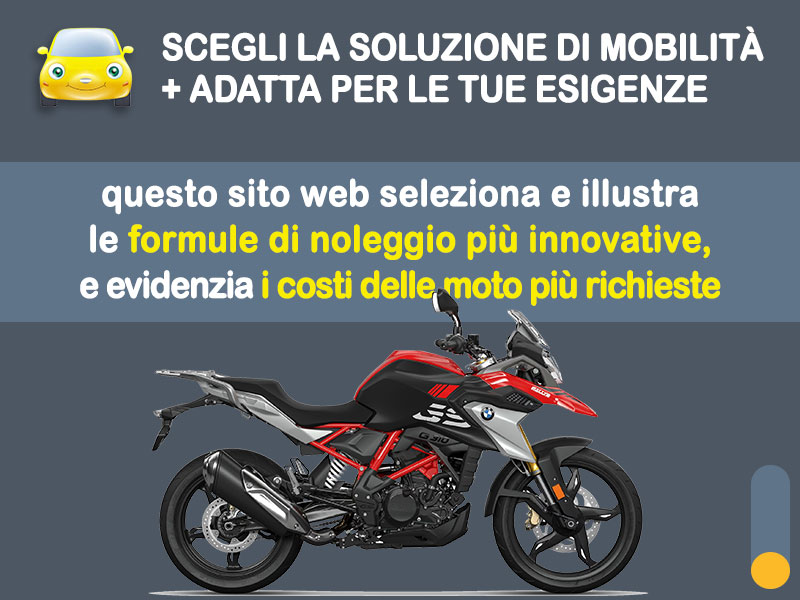 Offerta Moto Noleggio Moto BMW G 310 GS: l'offerta più aggiornata di Medicredit Rent [maggio 2026] Benzina  foto 1