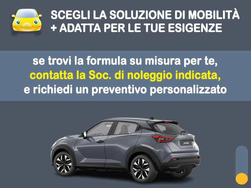 Offerta SUV e CrossOver Noleggio lungo termine NISSAN JUKE: l'offerta di MT Motors con valutazione dello scoring finanziario più flessibile Benzina  foto 3
