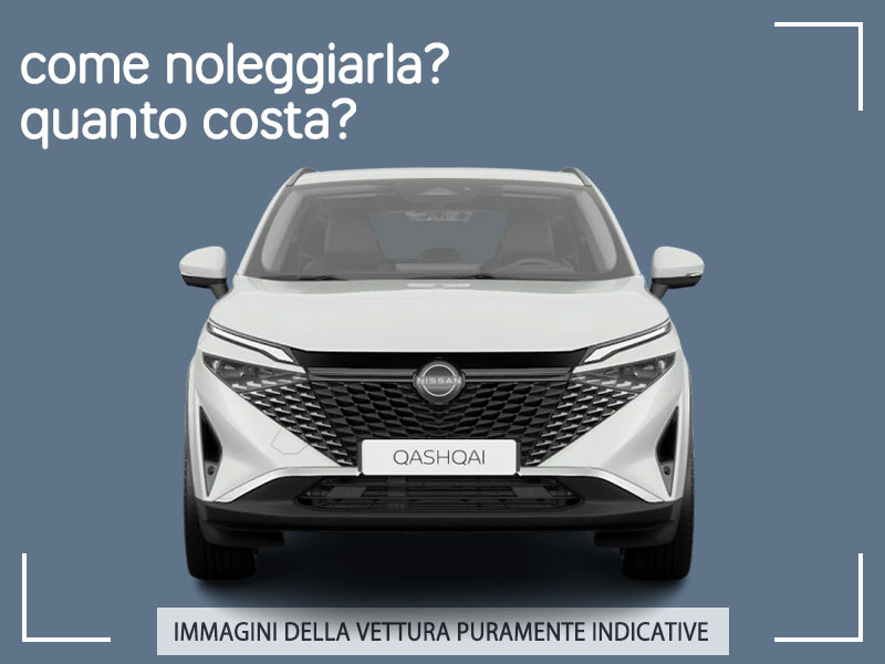 Offerta SUV e CrossOver Noleggio auto in promozione: NISSAN QASHQAI MHEV = l'offerta speciale del broker Medicredit Rent, con tariffa scontata Ibrida - benzina (MHEV)  foto 1