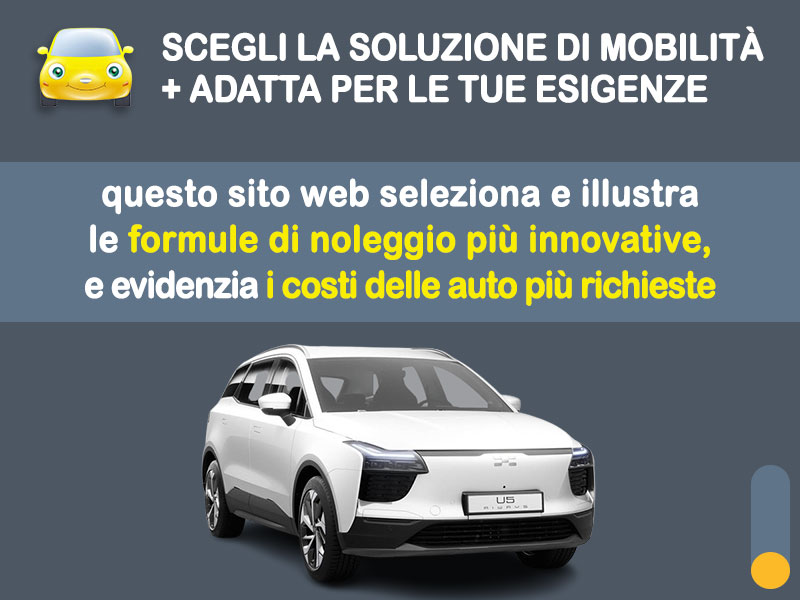 Offerta SUV e CrossOver Noleggio no scoring AYWAYS U5 Prime: l'offerta 