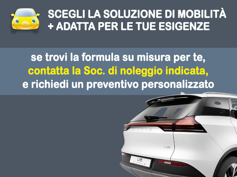 Offerta SUV e CrossOver Noleggio no scoring AYWAYS U5 Prime: l'offerta 