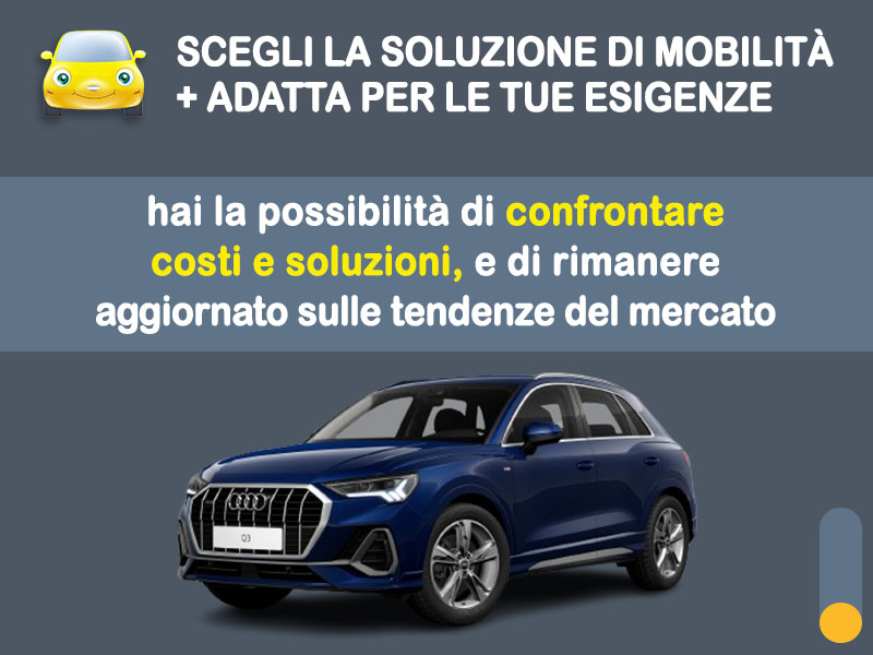 Offerta SUV e CrossOver Noleggio no scoring AUDI Q3 35 TDI S tronic: l'offerta 