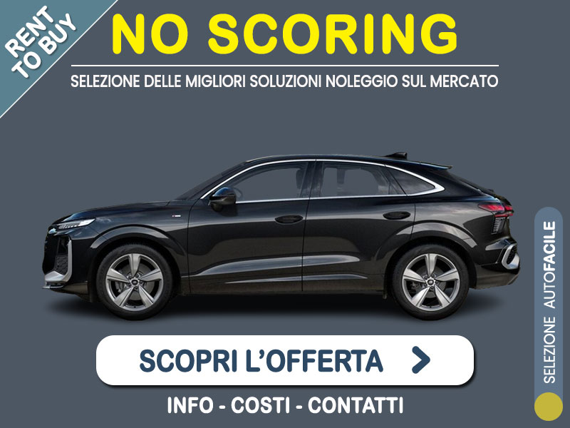 Offerta SUV e CrossOver Noleggio no scoring AUDI Q3 Sportback 35 TFSI S tronic: l'offerta RENT TO BUY 2026 del broker MT Motors, con possibilità di acquisto a tariffa agevolata Benzina  foto 0