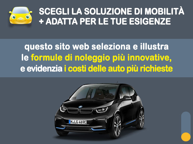 Offerta City car Noleggio no scoring BMW i3 electric: l'offerta 