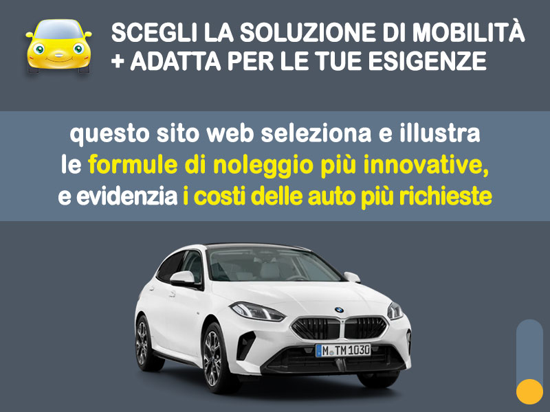 Offerta Berlina Noleggio no scoring BMW Serie 1 116i (2022): l'offerta 