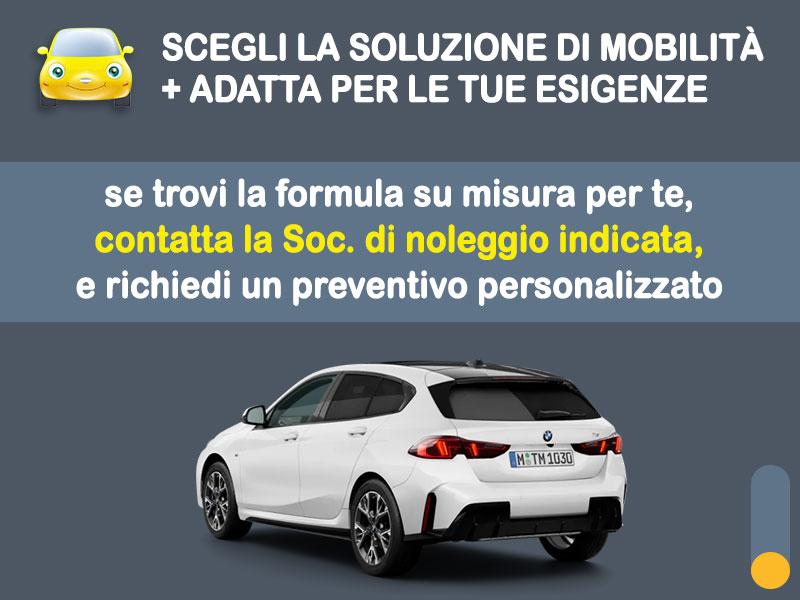 Offerta Berlina Noleggio no scoring BMW Serie 1 116i (2022): l'offerta 