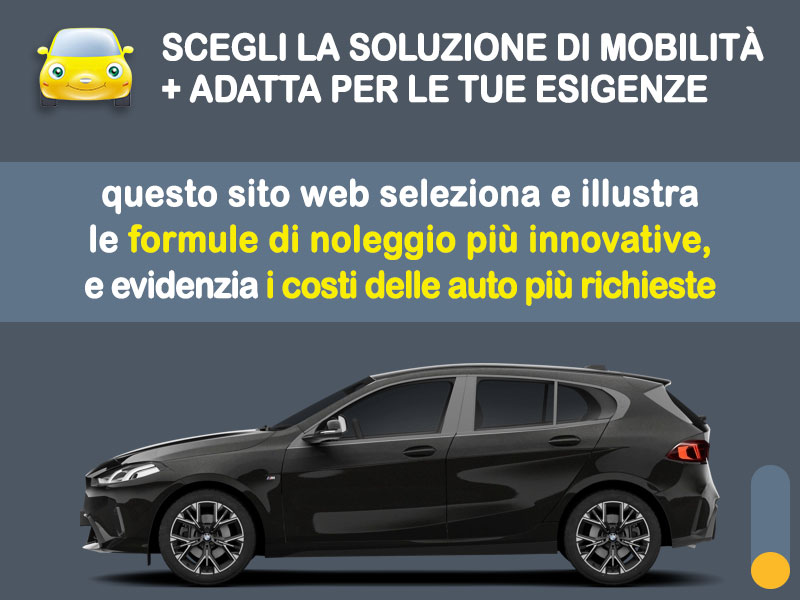 Offerta Berlina Noleggio no scoring BMW Serie 1 118i automatica: l'offerta 