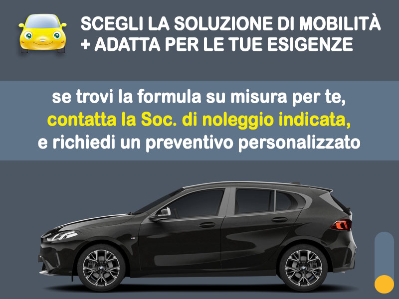 Offerta Berlina Noleggio no scoring BMW Serie 1 118i automatica: l'offerta 