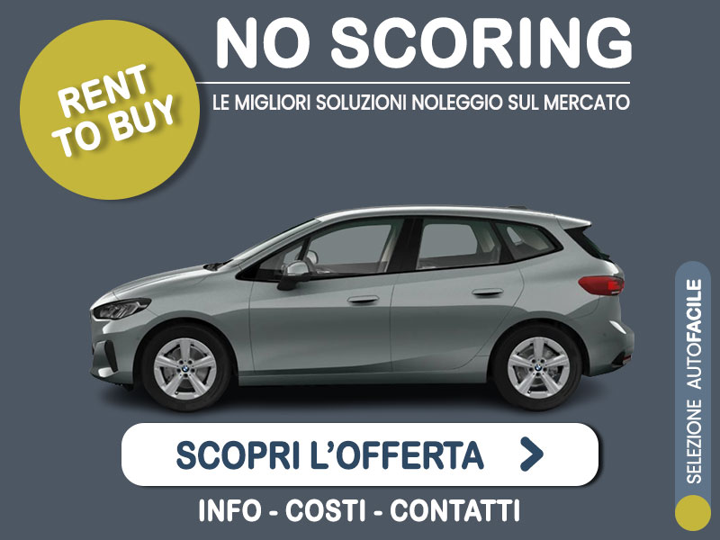 Offerta Monovolume e Multispazio Noleggio no scoring BMW Serie 2 Active Tourer 218d automatica: l'offerta 