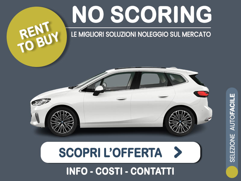Offerta Monovolume e Multispazio Noleggio no scoring BMW Serie 2 Active Tourer 218i 140CV automatica: l'offerta 