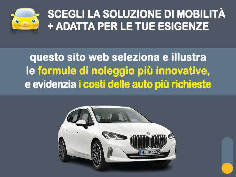 Offerta Monovolume e Multispazio Noleggio no scoring BMW Serie 2 Active Tourer 218i 140CV automatica: l'offerta 