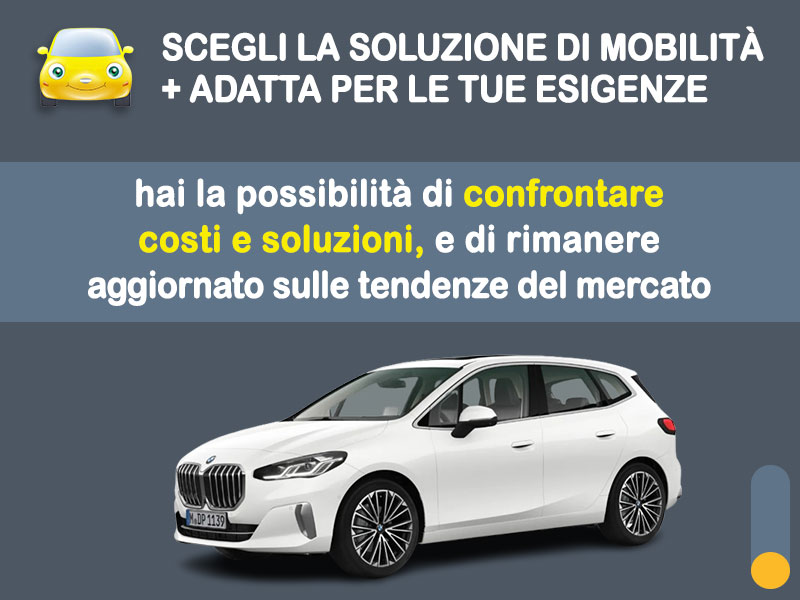 Offerta Monovolume e Multispazio Noleggio no scoring BMW Serie 2 Active Tourer 218i 140CV automatica: l'offerta 