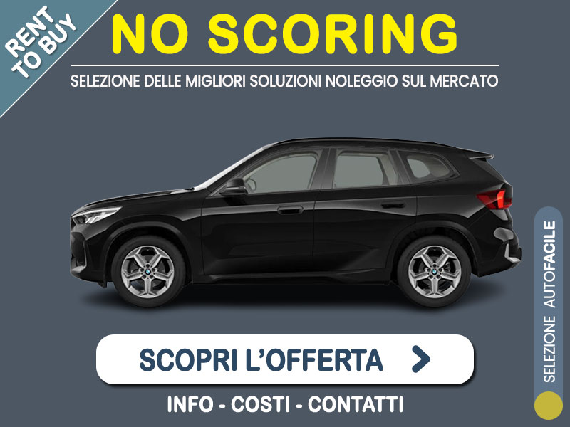 Offerta SUV e CrossOver Noleggio no scoring BMW X1 sDrive 18i: l'offerta RENT TO BUY 2026 del broker MT Motors, con possibilità di acquisto a tariffa agevolata Benzina  foto 0