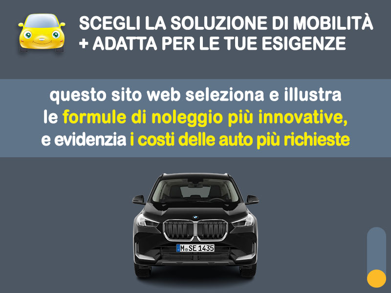 Offerta SUV e CrossOver Noleggio no scoring BMW X1 sDrive18d: l'offerta 