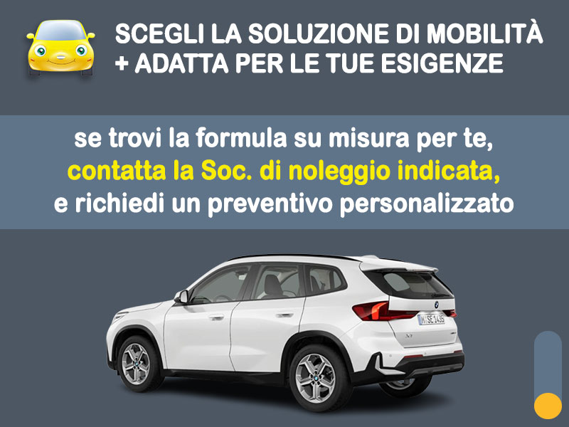 Offerta SUV e CrossOver Noleggio no scoring BMW X1 sDrive18d: l'offerta 