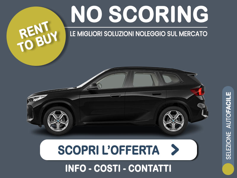 Offerta SUV e CrossOver Noleggio no scoring BMW X1 sDrive18d: l'offerta 