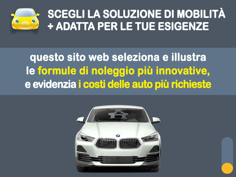 Offerta SUV e CrossOver Noleggio no scoring BMW X2 sDrive18d: l'offerta 
