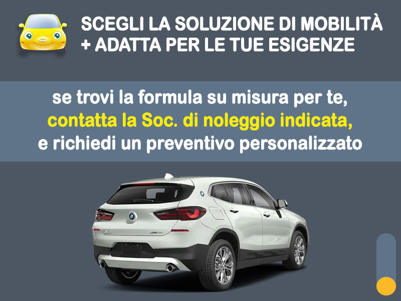 Offerta SUV e CrossOver Noleggio no scoring BMW X2 sDrive18d: l'offerta 
