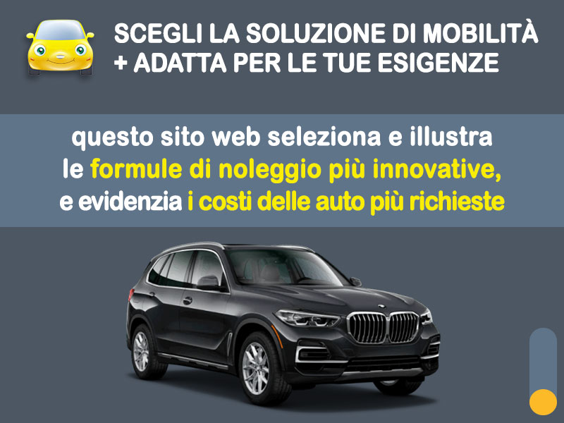 Offerta SUV e CrossOver Noleggio no scoring BMW X5 xDrive 30d: l'offerta 