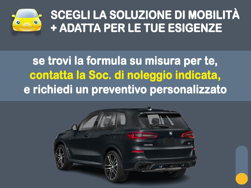 Offerta SUV e CrossOver Noleggio no scoring BMW X5 xDrive 30d: l'offerta 