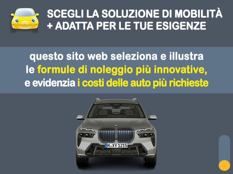Offerta SUV e CrossOver Noleggio no scoring BMW X7 xDrive 40d M Sport Pro: l'offerta 