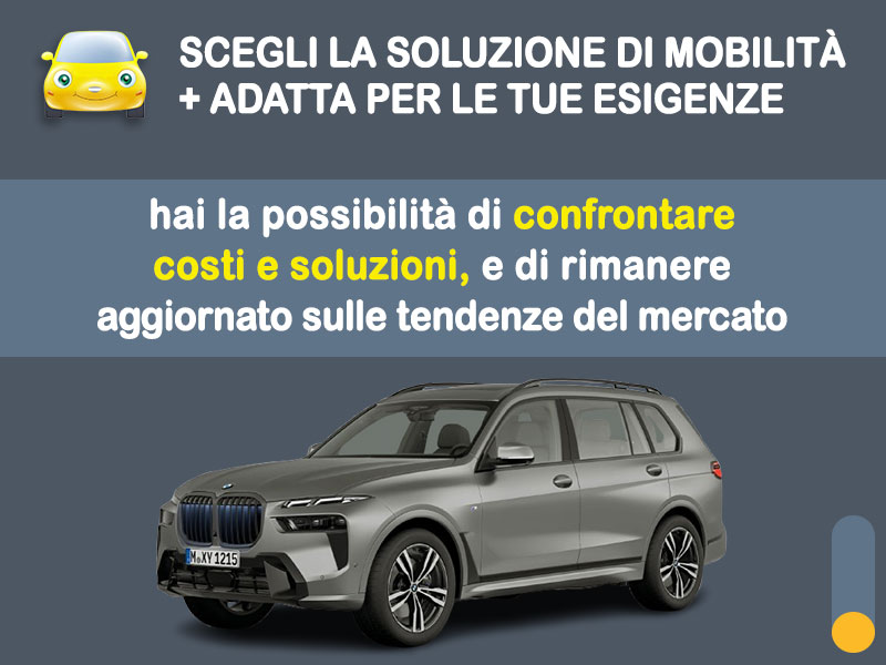 Offerta SUV e CrossOver Noleggio no scoring BMW X7 xDrive 40d M Sport Pro: l'offerta 