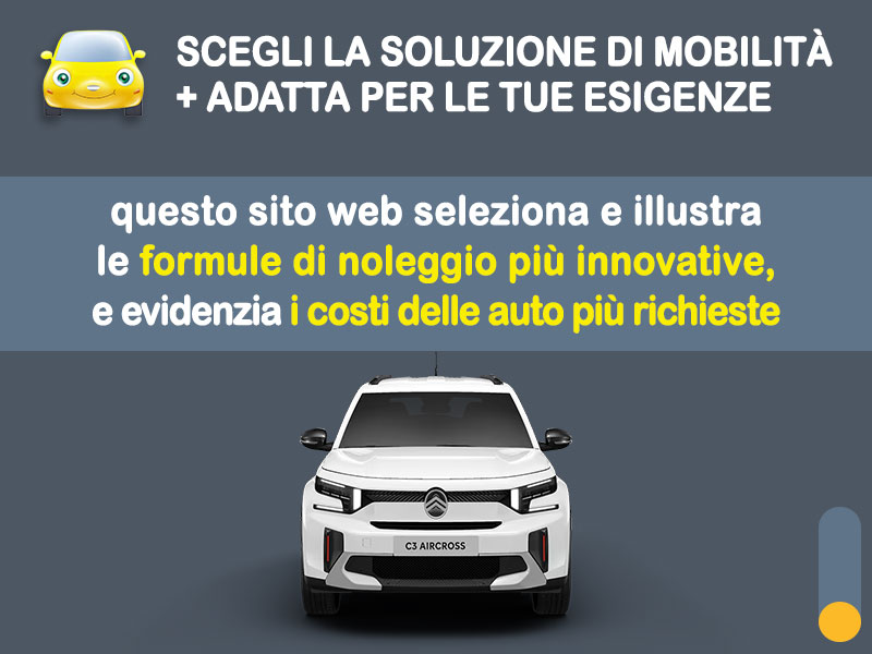 Offerta SUV e CrossOver Noleggio no scoring CITROËN C3 Aircross PureTech 110 Plus: l'offerta RENT TO BUY 2026 del broker MT Motors, con possibilità di acquisto a tariffa agevolata Benzina  foto 1