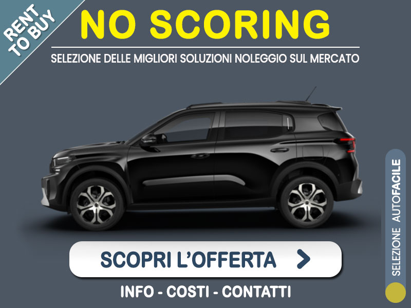 Offerta SUV e CrossOver Noleggio no scoring CITROËN C3 Aircross PureTech 110 MAX: l'offerta RENT TO BUY 2026 del broker MT Motors, con possibilità di acquisto a tariffa agevolata Benzina  foto 0
