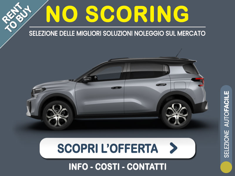 Offerta SUV e CrossOver Noleggio no scoring CITROËN C3 Aircross PureTech 110 Live: l'offerta RENT TO BUY 2026 del broker MT Motors, con possibilità di acquisto a tariffa agevolata Benzina  foto 0