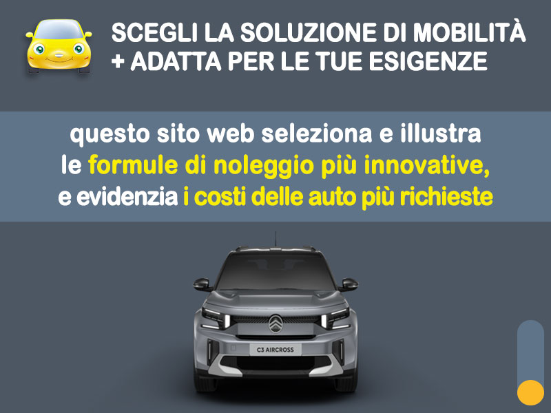 Offerta SUV e CrossOver Noleggio no scoring CITROËN C3 Aircross PureTech 110 Live: l'offerta RENT TO BUY 2026 del broker MT Motors, con possibilità di acquisto a tariffa agevolata Benzina  foto 1