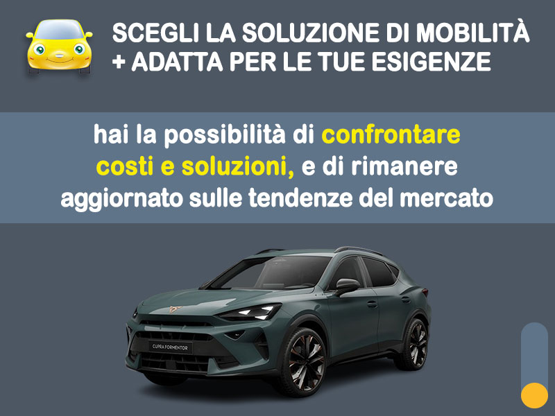 Offerta SUV e CrossOver Noleggio no scoring CUPRA FORMENTOR 2.0 TDI DSG 4Drive: l'offerta 