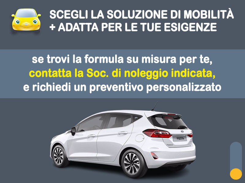 Offerta Berlina Noleggio no scoring FORD FIESTA 1.1 Titanium a benzina: l'offerta 