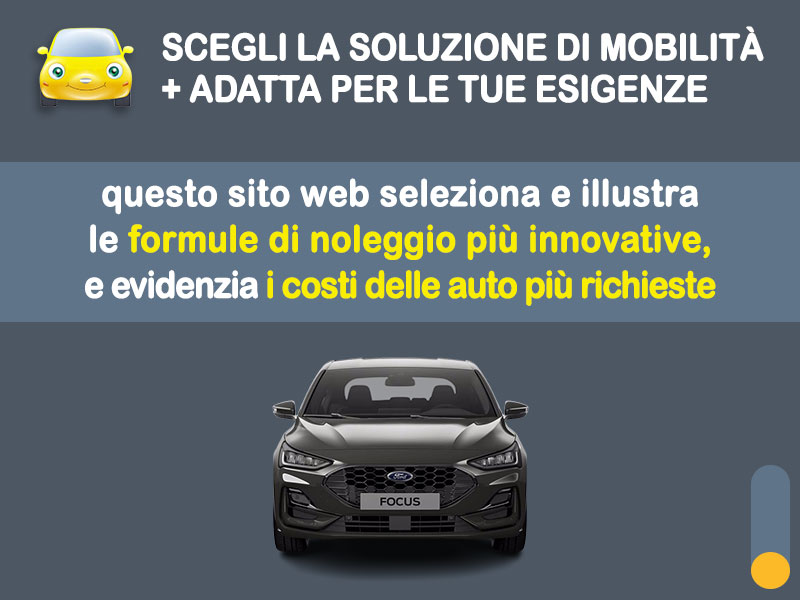 Offerta Berlina Noleggio no scoring FORD FOCUS 1.0 EcoBoost Hybrid ST-Line X: l'offerta 