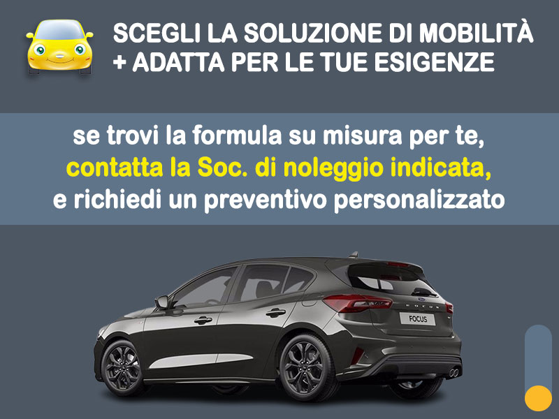Offerta Berlina Noleggio no scoring FORD FOCUS 1.0 EcoBoost Hybrid ST-Line X: l'offerta 