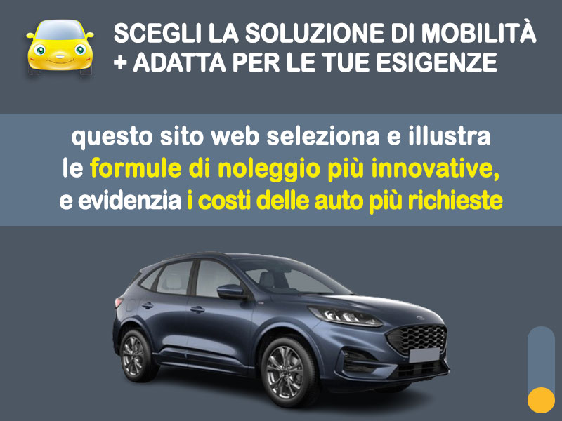 Offerta SUV e CrossOver Noleggio no scoring FORD KUGA 1.5 EcoBlue automatica ST-Line: l'offerta 