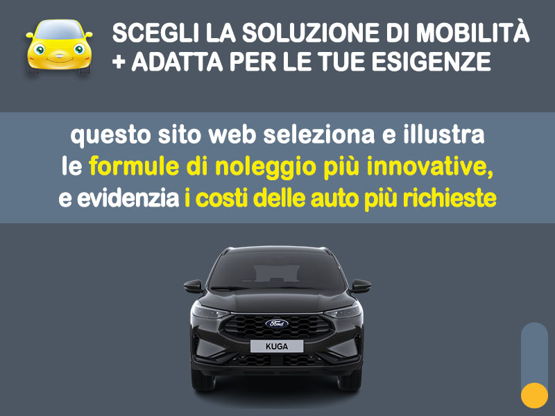Offerta SUV e CrossOver Noleggio no scoring FORD KUGA 2.5 Full Hybrid ST-Line CVT (2023): l'offerta 