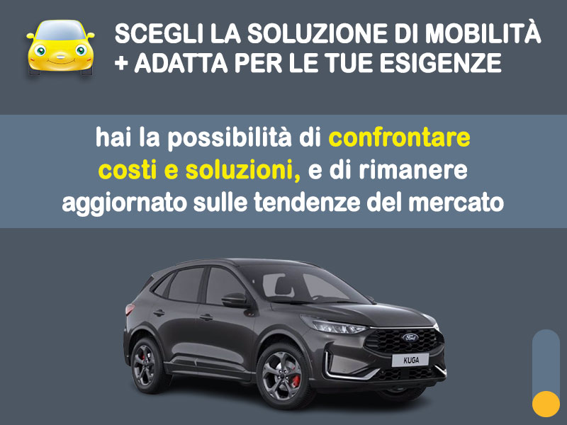 Offerta SUV e CrossOver Noleggio no scoring FORD KUGA 2.5 Full Hybrid ST-Line CVT (2023): l'offerta 