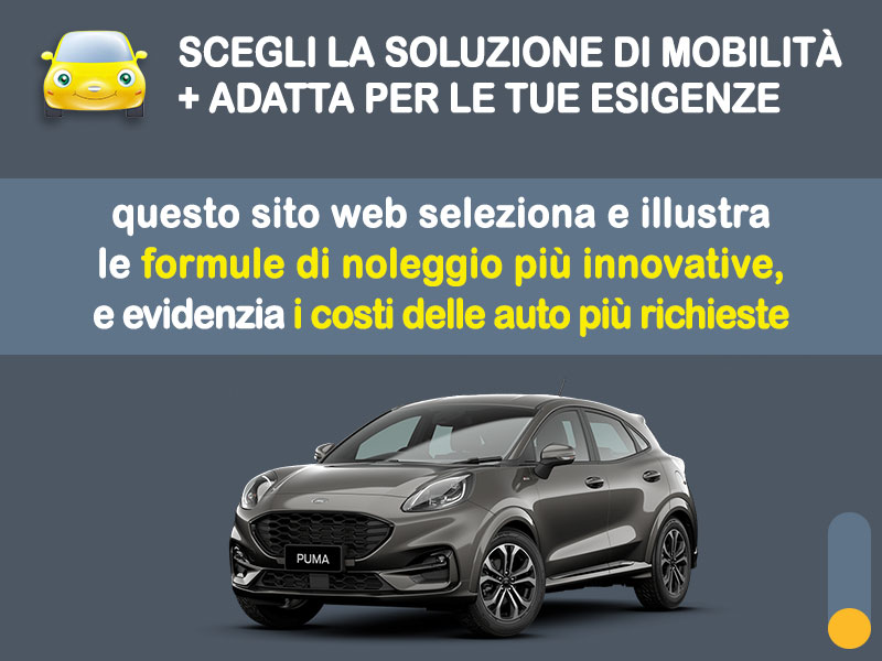 Offerta SUV e CrossOver Noleggio no scoring FORD PUMA EcoBoost Hybrid 125CV ST-Line X automatica: l'offerta RENT TO BUY 2026 del broker MT Motors, con possibilità di acquisto a tariffa agevolata Ibrida - benzina (MHEV)  foto 1