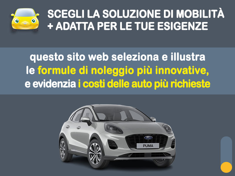 Offerta SUV e CrossOver Noleggio no scoring FORD PUMA EcoBoost Hybrid 125CV ST-Line X MT: l'offerta RENT TO BUY 2026 del broker MT Motors, con possibilità di acquisto a tariffa agevolata Ibrida - benzina (MHEV)  foto 1