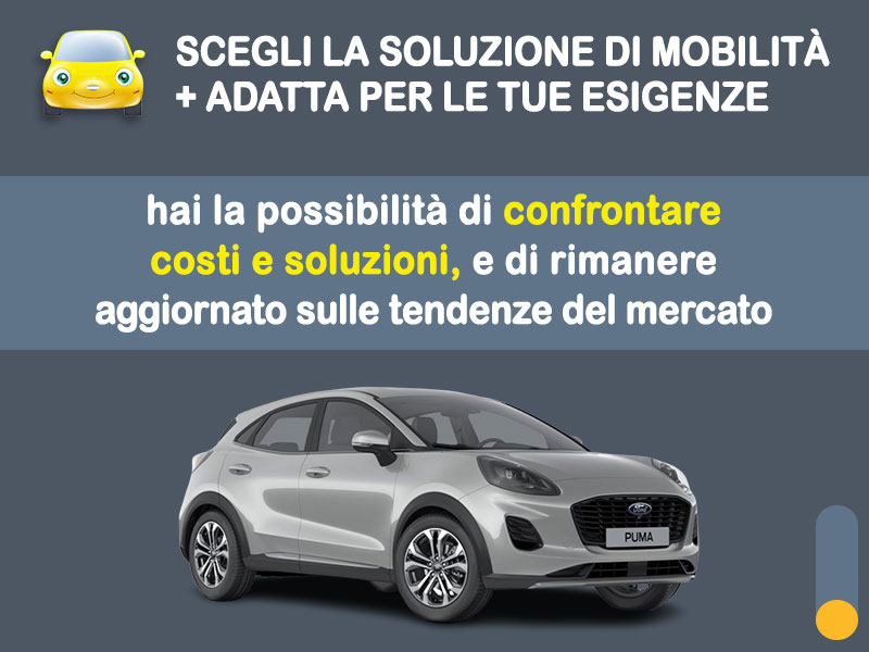 Offerta SUV e CrossOver Noleggio no scoring FORD PUMA ST-Line 1.0 EcoBoost Hybrid: l'offerta 