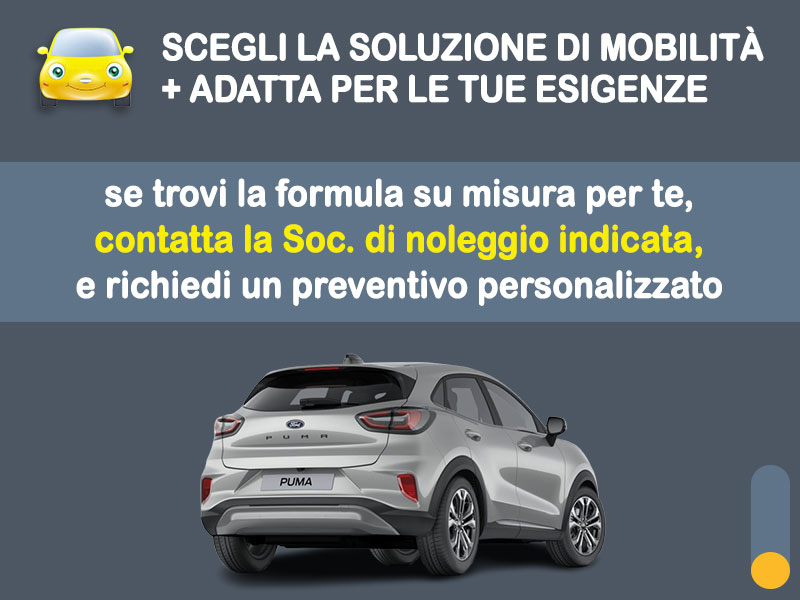 Offerta SUV e CrossOver Noleggio no scoring FORD PUMA ST-Line 1.0 EcoBoost Hybrid: l'offerta 