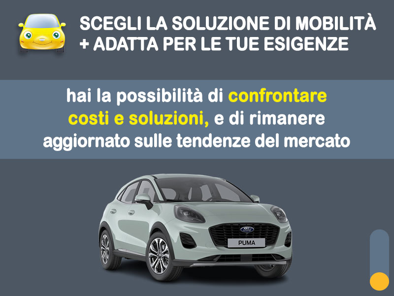 Offerta SUV e CrossOver Noleggio no scoring FORD PUMA ST-Line 1.0 EcoBoost Hybrid 2024: l'offerta 