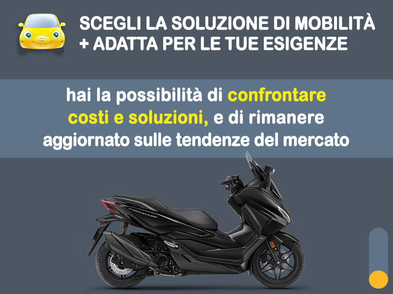 Offerta Scooter Noleggio scooter no scoring: HONDA FORZA 350 - l'offerta 