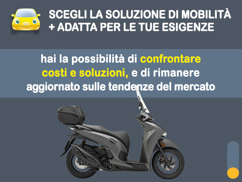 Offerta Scooter Noleggio scooter no scoring: HONDA SH350i Sporty - l'offerta 