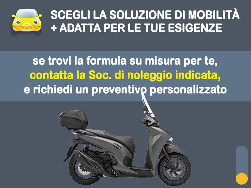 Offerta Scooter Noleggio scooter no scoring: HONDA SH350i Sporty - l'offerta 