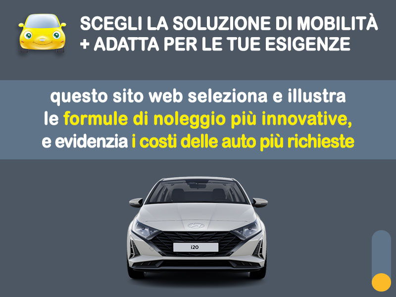 Offerta Berlina Noleggio no scoring HYUNDAI i20 1.0 T-GDi MHEV: l'offerta 
